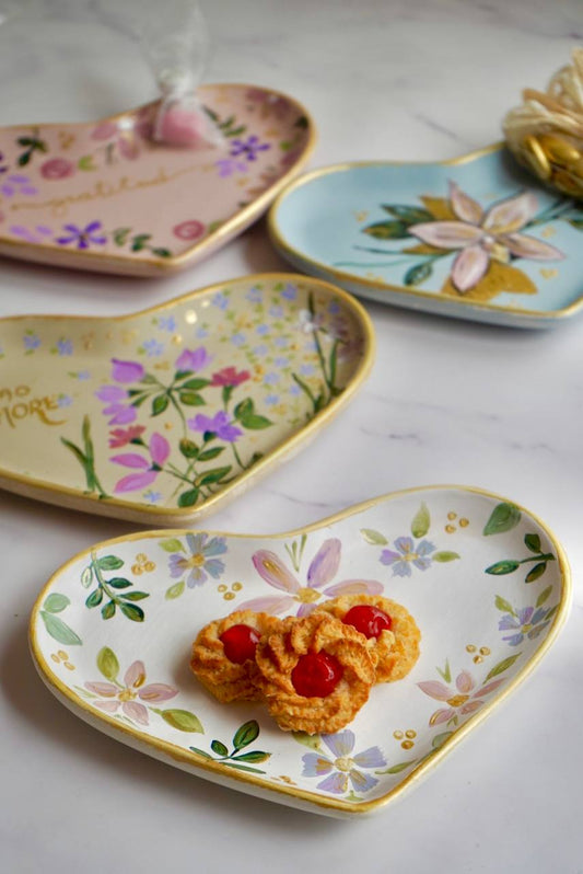 Piattino a forma di cuore – Versione decorativa | 14 x 23 cm