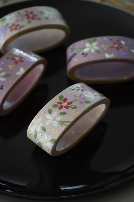 Porta tovagliolo in ceramica artigianale | 8 cm