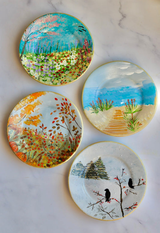 Piatti decorativi “4 Stagioni”
