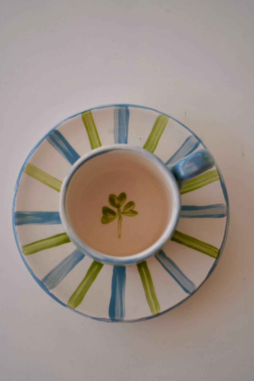 Tazzina da caffè con piattino – Collezione Righe Pop