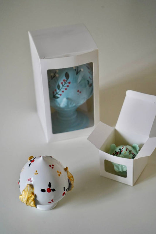 Pumo grande smaltato – Ceramica artigianale